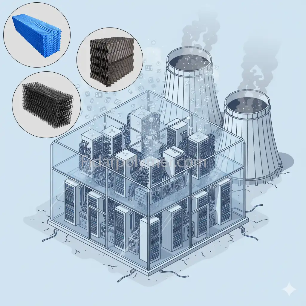 انواع پکینگ برج خنک کننده