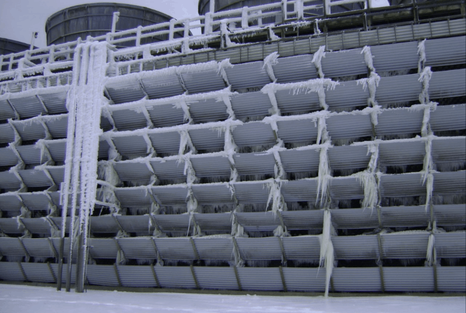 راهکار یخ زدگی پکینگ برج خنک کننده